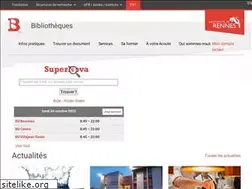 Sites similar to bibliotheques.univ-rennes1.fr