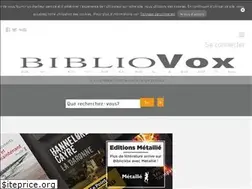 Sites similar to bibliovox.com