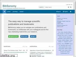 Sites similar to bibsonomy.net