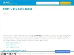 Sites similar to bic-swift.com
