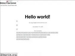 Sites similar to bichonfrisekennel.com