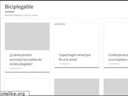 Sites similar to biciplegable.es