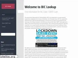 Sites similar to biclookup.com