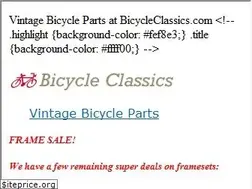 Sites similar to bicycleclassics.com