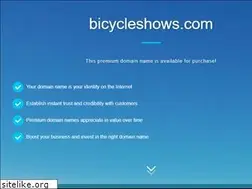 Sites similar to bicycleshows.com