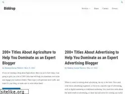 Sites similar to biddrup.com