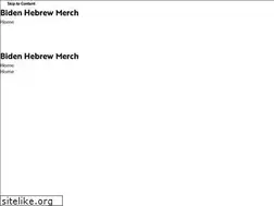 Sites similar to bidenhebrewmerch.com