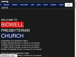 Sites similar to bidwellpres.org