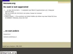 Sites similar to biemans.org