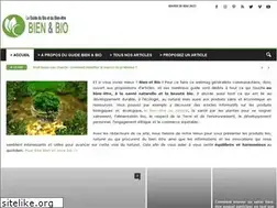 Sites similar to bien-et-bio.info