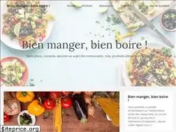 Sites similar to bien-manger-bien-boire.com
