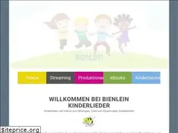 Sites similar to bienlein-kinderlieder.de