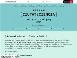 Sites similar to biennalciutaticiencia.barcelona
