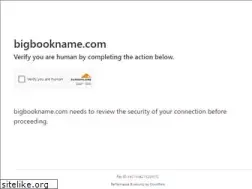 Sites similar to bigbookname.com