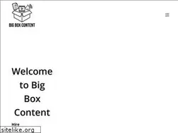 Sites similar to bigboxcontent.com