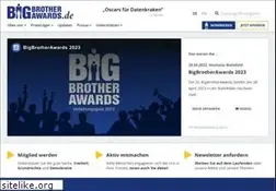 Sites similar to bigbrotherawards.de