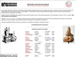 Sites similar to bigbrotherawards.org
