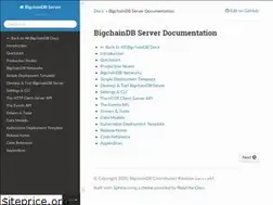 Sites similar to bigchaindb-server.readthedocs.io