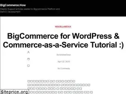 Sites similar to bigcommerce.how