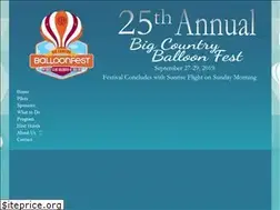 Sites similar to bigcountryballoonfest.org