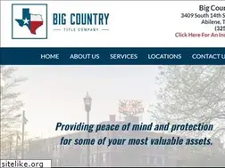 Sites similar to bigcountrytitle.com