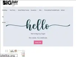 Sites similar to bigdaysigns.com