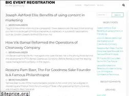 Sites similar to bigeventregistration.com