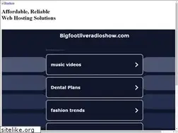 Sites similar to bigfootliveradioshow.com
