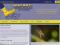 Sites similar to bigfootpestcontrolerie.com