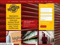 Sites similar to bigfootstorage.com