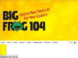 Sites similar to bigfrog104.com
