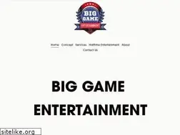 Sites similar to biggameent.com