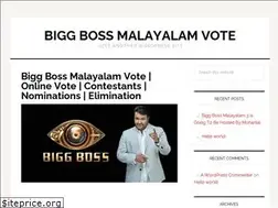 Sites similar to biggbossmalayalamvote.in