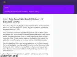 Sites similar to biggbossvote.in