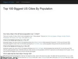 Sites similar to biggestuscities.com
