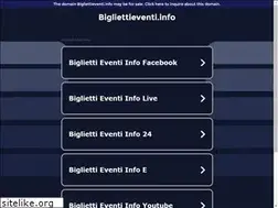 Sites similar to bigliettieventi.info