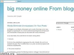 Sites similar to bigmoneyonlinewebsite.blogspot.com