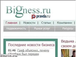 Sites similar to bigness.ru