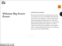Sites similar to bigscreenevents.pk