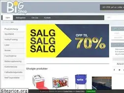 Sites similar to bigshop.no