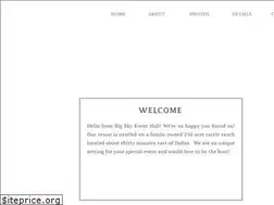 Sites similar to bigskyeventhall.com