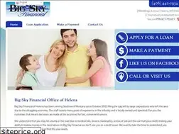 Sites similar to bigskyfinancialloans.com