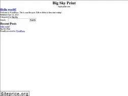 Sites similar to bigskyprint.com