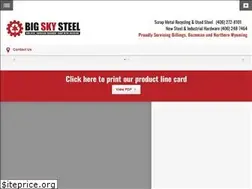 Sites similar to bigskysteel.com