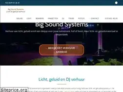 Sites similar to bigsoundsystems.be