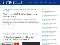 Sites similar to bigtimesmallbusiness.com