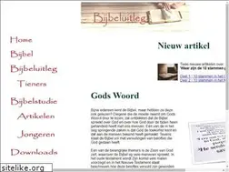 Sites similar to bijbeluitleg.nl