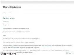 Sites similar to bijojerome.wordpress.com