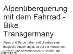 Sites similar to bike-transgermany.de