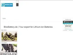 Sites similar to bikebattery.de